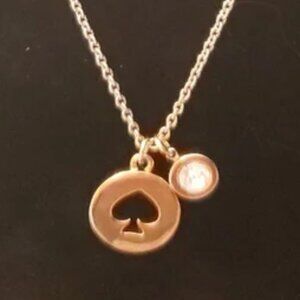 Kate Spade Charm Necklace Spot The Spade